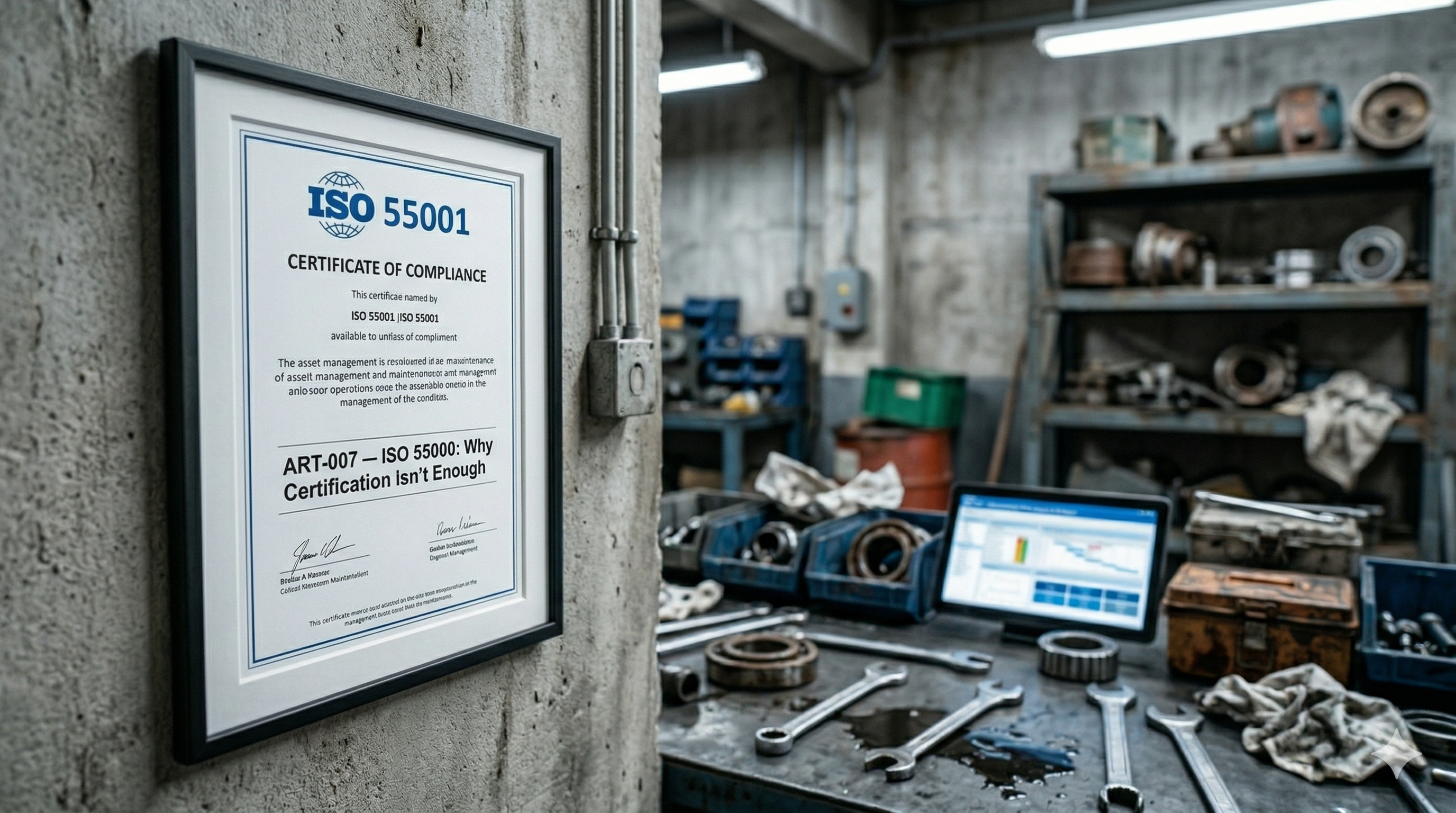 ISO 55000 por qué la certificación no basta